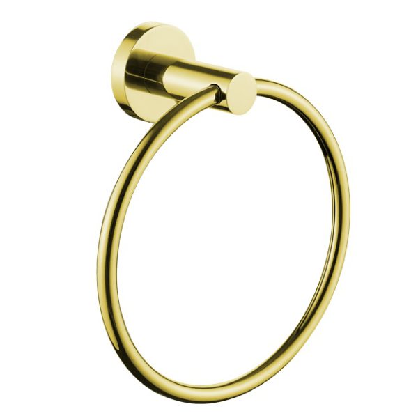 טבעת למגבת פנים זהב מט ראונד לאונרדו הום leonardo home