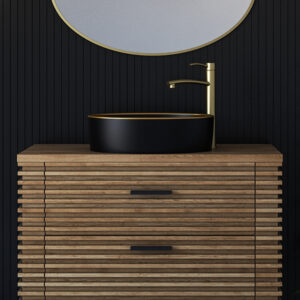 ארון אמבטיה תלוי עץ מלא 2 מגירות ארון אמבטיה תלוי עם מגירות לאונרדו הום leonardo home